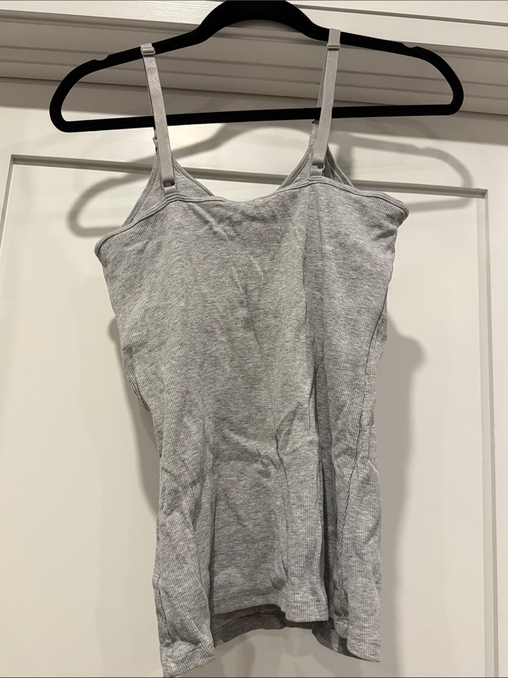 H&M Light Gray Ribbed V-Neck Camisole - Picture 3 of 3